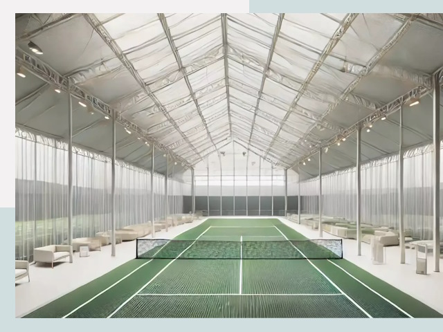 Строительство теннисных кортов в Острогожске