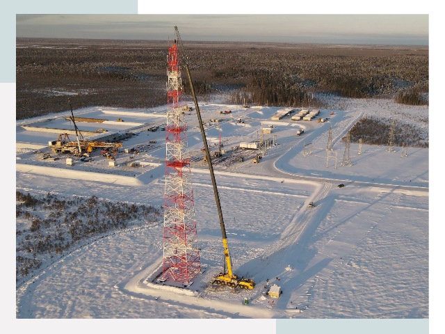 Мачты связи в Острогожске