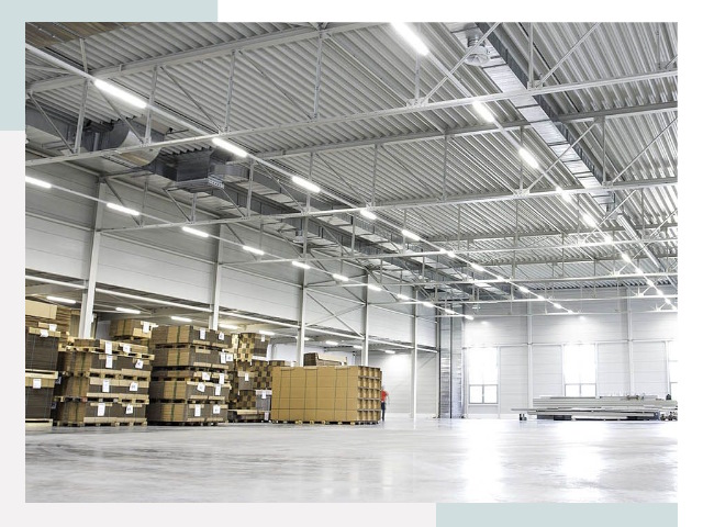 Освещение ангаров в Острогожске